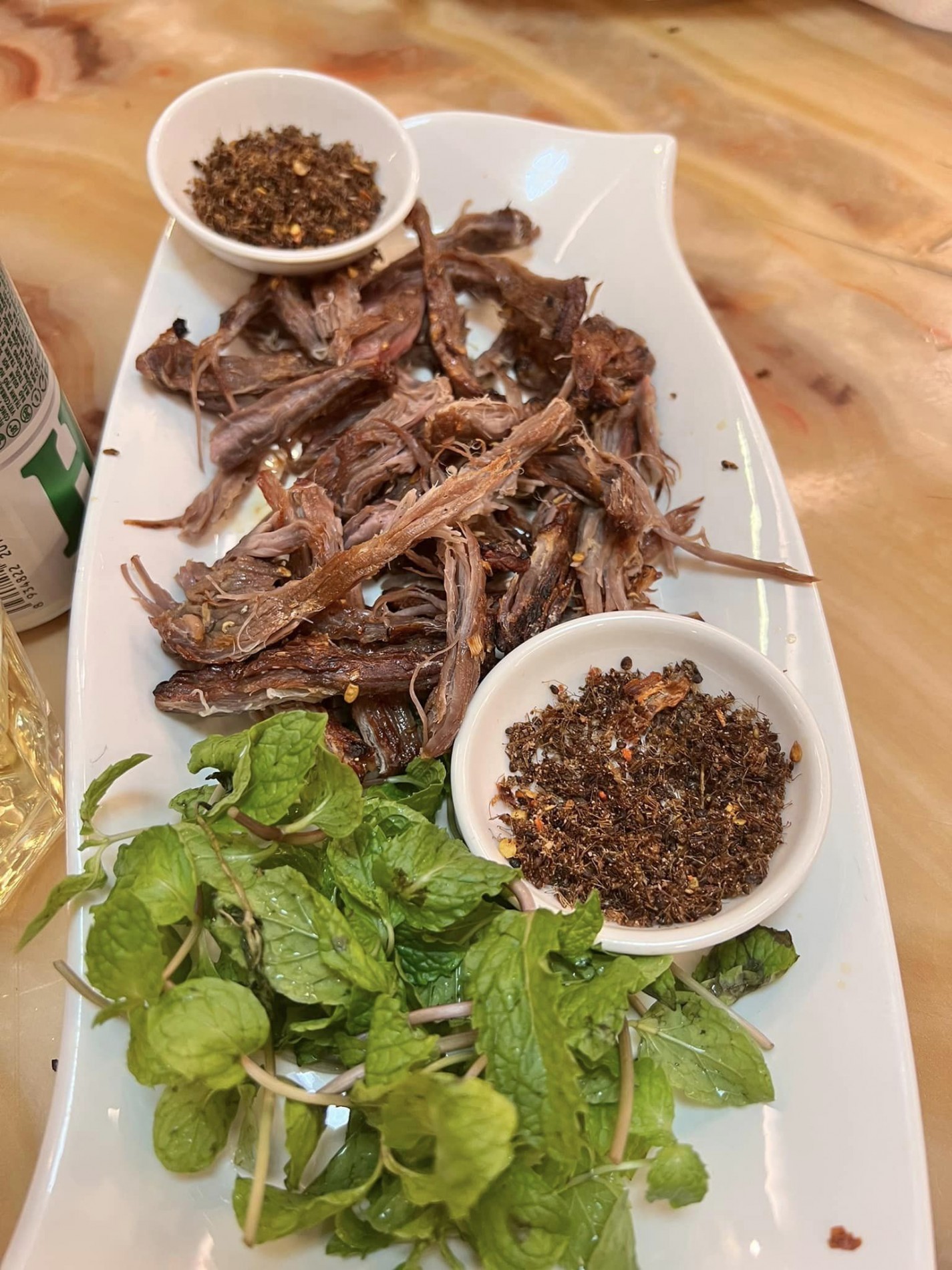 thưởng thức đặc sản bò một nắng